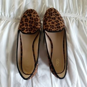 Cato Size 9 Leoapard Loafers